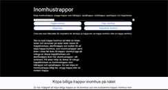 Desktop Screenshot of inomhustrappor.se